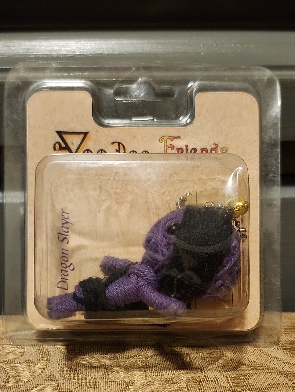 Dragon Slayer Purple String Doll Keychain by VooDoo Friends